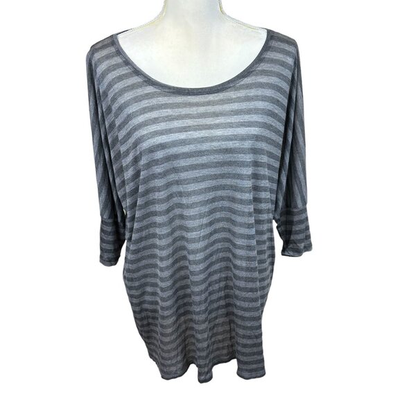 Eileen Fisher Tops - Eileen Fisher top, size Large, stripes, boxy, sustainable, NWT, made in USA